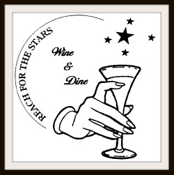Reach for the Stars Wine and Dine Logo