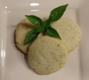 Lime Basil Cookies